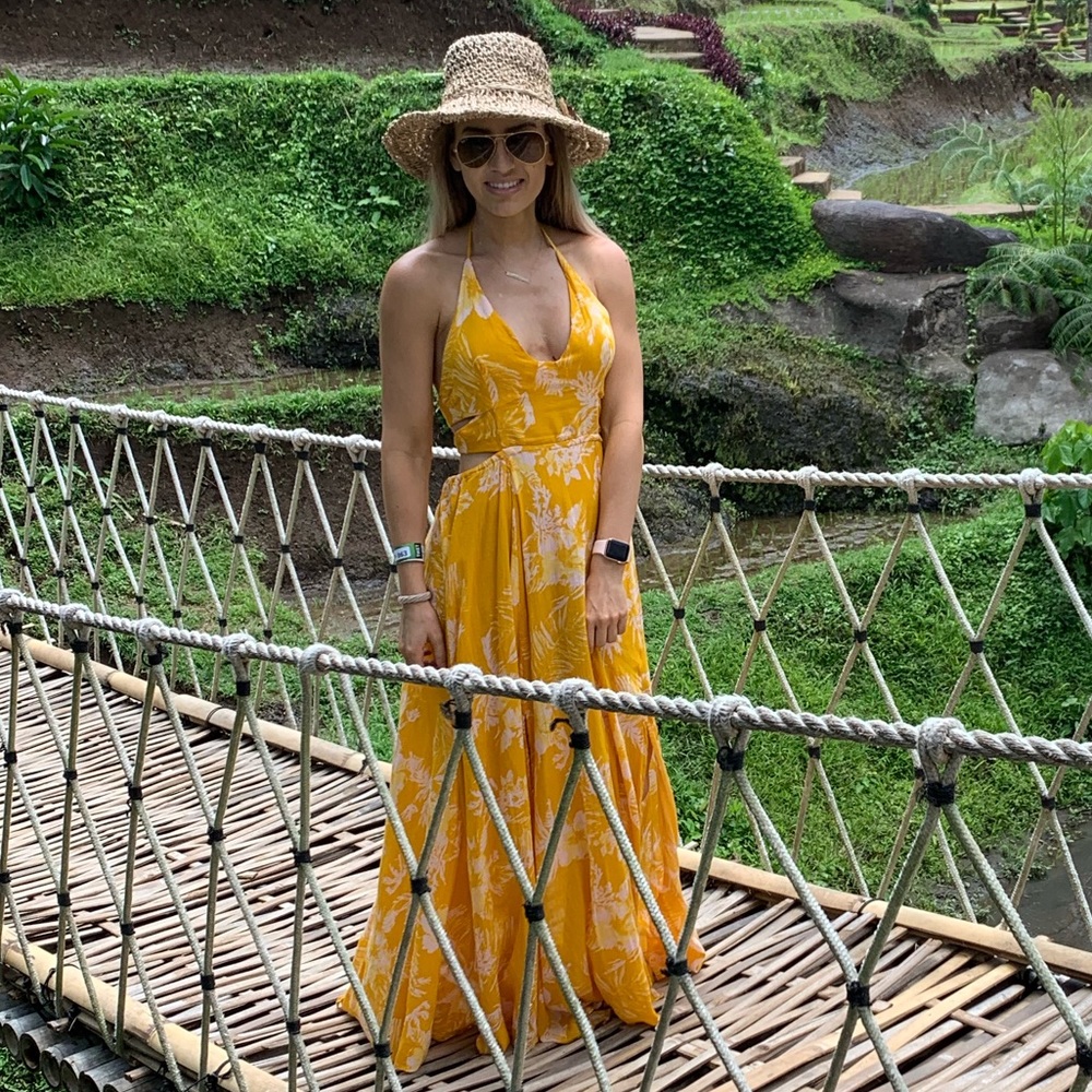 Free people Lille printed maxi dress